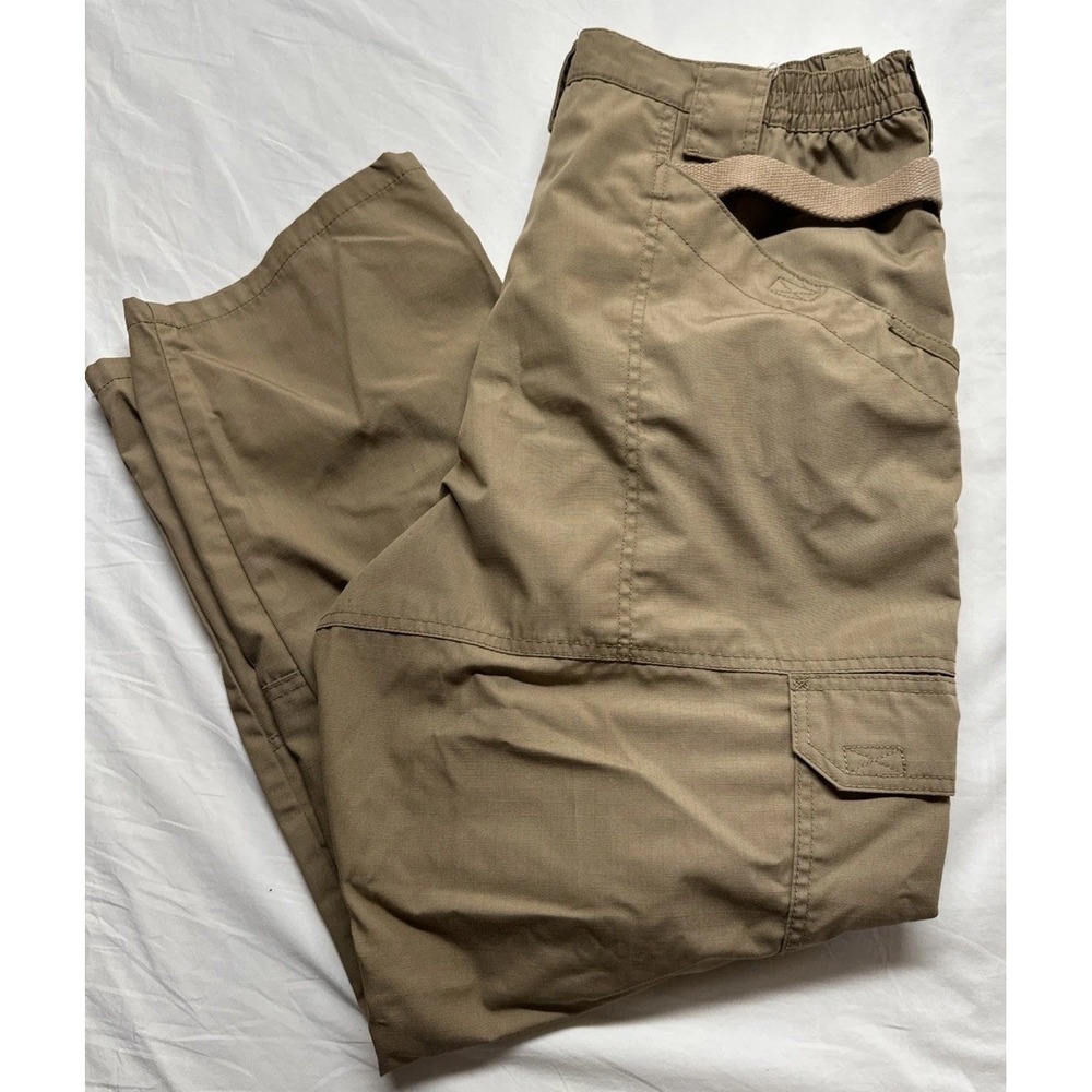 5.11 Tactical Pants Mens 38x30 Khaki Ripstop Cargo Work Utility Stryke Pants
